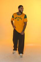 Camiseta Brasil Masculina Amarelo Oficial Licenciada Dengo Camiseta Brasil Masculina Amarelo Oficial Licenciada Dengo