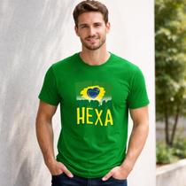 Camiseta Brasil Masculina Rumo Ao Hexa Copa Lançamento Moda
