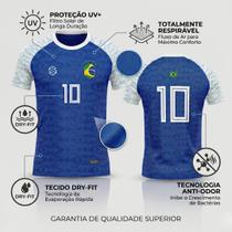 Camiseta Brasil Masculina Torcedor Dryfit Proteção UV 50 Camiseta Brasil Masculina Torcedor Dryfit Proteção UV 50