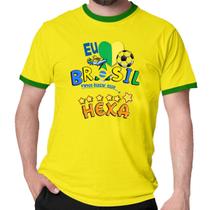 Camiseta brasil vamo buscar esse hexa camisa verde e amarela