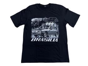 Camiseta Brasília Carro Antigo Vintage Retrô Blusa Adulto Unissex Hcd595 BM