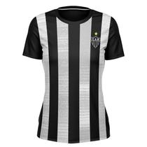 Camiseta Braziliene Wag Clube Atlético Mineiro Feminino - Preto