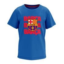 Camiseta Braziline Barcelona - Infantil - Azul