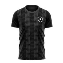 Camiseta Braziline Botafogo Stripes Infantil - Preta