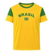 Camiseta Braziline Brasil Dengo Masculina - Amarela Camiseta Braziline Brasil Dengo Masculina - Amarela