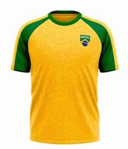 Camiseta Braziline Brasil Macuxi - Amarelo