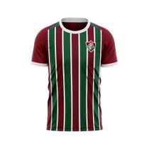 Camiseta Braziline Epoch Infantil Fluminense - Branco/Vinho/Verde
