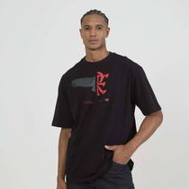 Camiseta Braziline Flamengo Fluxo - Masculina - Preto - M Camiseta Braziline Flamengo Fluxo - Masculina - Preto - M