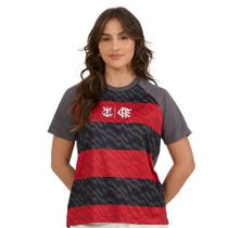 Camiseta Braziline Flamengo Harmonia Feminina