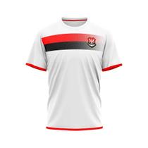 Camiseta Braziline Flamengo Limb Masculina - branca