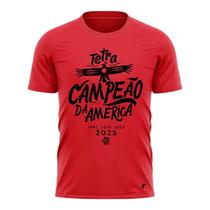 Camiseta Braziline Flamengo Tetra Liberta Masculina