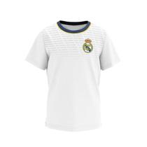 Camiseta Braziline Real Madrid Hala - Juvenil - Branco - 16 Camiseta Braziline Real Madrid Hala - Juvenil - Branco - 16