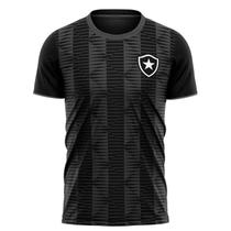 Camiseta Braziline Stripes Botafogo Masculino - Preto