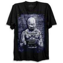 Camiseta Breaking Bad A Química do Mal Walter White Heisenberg Tattoo Bomber.