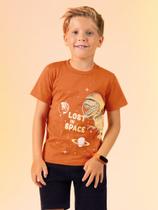 Camiseta Brilha No Escuro Cativa Kids