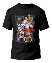 Camiseta Brock Anime Pokemon Ash Misty Camisa 100% Algodão Camiseta Brock Anime Pokemon Ash Misty Camisa 100% Algodão