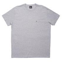 Camiseta Brook Sthil Masculina Over Surf Plus Size Lisa Cinza Mescla Camiseta Brook Sthil Masculina Over Surf Plus Size Lisa Cinza Mescla