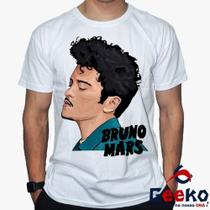 Camiseta Bruno Mars 100% Algodão Pop Geeko