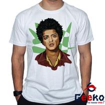 Camiseta Bruno Mars 100% Algodão Pop Geeko