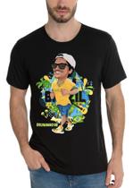 Camiseta Bruno Mars Brasil Camisa Unissex Camiseta Feminina Baby Look Bruninho
