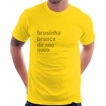 Camiseta Brusinha branca de ano novo - Foca na Moda