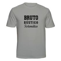 Camiseta Bruto Rústico Sistemático Country Cor:CinzaTamanho:M Camiseta Bruto Rústico Sistemático Country Cor:CinzaTamanho:M