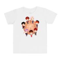 Camiseta bts banda k-pop camisa exclusiva feminina lançamento - ACLATELIE