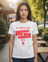Camiseta Bts Key Pop Coreano Unissex Estampa Premium - Camiseta Bts Key Pop Coreano Unissex Estampa Premium -