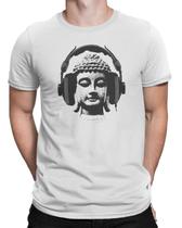 Camiseta Buda De Fones De Ouvido - Bhardo
