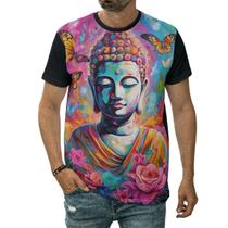 Camiseta Buda Mestre Budismo Realização Espiritual Iluminado Camiseta Buda Mestre Budismo Realização Espiritual Iluminado