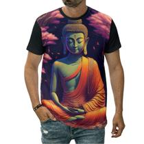 Camiseta Buda Mestre Budismo Realização Espiritual Meditação Camiseta Buda Mestre Budismo Realização Espiritual Meditação