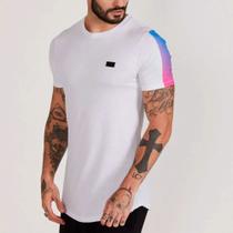 Camiseta Buh Manga Degrade 9171