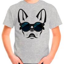 Camiseta Buldogue Francês Pet Dog Cachorro Cinza Infantil09