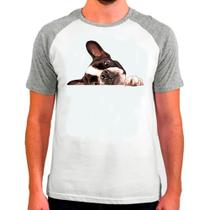 Camiseta Buldogue Francês Pet dog cachorro Masculina 02