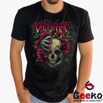 Camiseta Bullet For My Valentine 100% Algodão Rock Geeko Camiseta Bullet For My Valentine 100% Algodão Rock Geeko