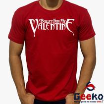 Camiseta Bullet for My Valentine 100% Algodão Rock Geeko