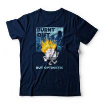 Camiseta Burnt Out Studio Geek Camiseta Burnt Out Studio Geek