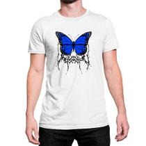 Camiseta Butterfly Borboleta Azul Gótico Punk - Store Seven