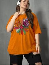 Camiseta Butterflys Hearts Petalas Coloridas Jardin Flor Vip