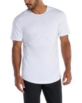 Camiseta BYLT Drop-Cut Slim Fit Branca Camiseta BYLT Drop-Cut Slim Fit Branca