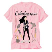 Camiseta Cabeleireira profissão blusa salão de beleza - VIDAPE