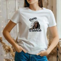 Camiseta Caboclo Pena Branca - Umbanda Candomblé - Unissex