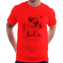 Camiseta Cachorro Buldogue Inglês - Foca na Moda