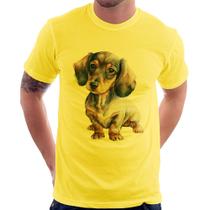 Camiseta Cachorro Dachshund - Foca na Moda
