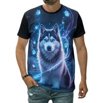 Camiseta Cachorro Husky Siberiano Animal Estimação Companhia - Darkwood