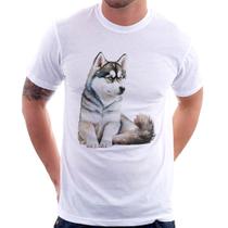 Camiseta Cachorro Husky Siberiano - Foca na Moda