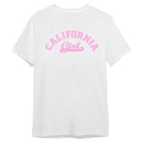 Camiseta California Girl Feminina Algodão 30.1