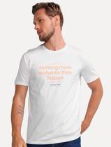 Camiseta Calvin Klein Jeans Masculina Authentic Nature Branca