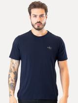 Camiseta Calvin Klein Jeans Masculina New Logo Re Issue Azul Marinho