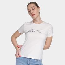 Camiseta Calvin Klein Logo Assinatura Orgânica Feminina